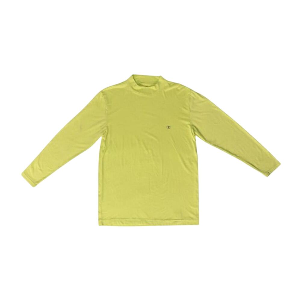 Champion Lime Green Long Sleeve Compression Base Layer T Shirt Lime Green L